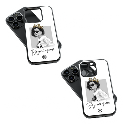 Trendy Glass Back Mobile Case for iPhone, Samsung, Redmi, OnePlus, Google Pixel, Motorola