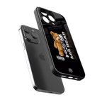 bear pal back phone cover | glass case for iphone 13 pro max