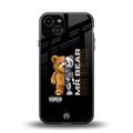 bear pal back phone cover | glass case for iphone 13