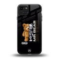 bear pal back phone cover | glass case for iphone 15