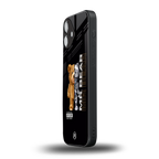 bear pal back phone cover | glass case for iphone 16 plus