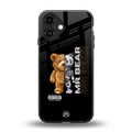 bear pal back phone cover | glass case for iphone 16