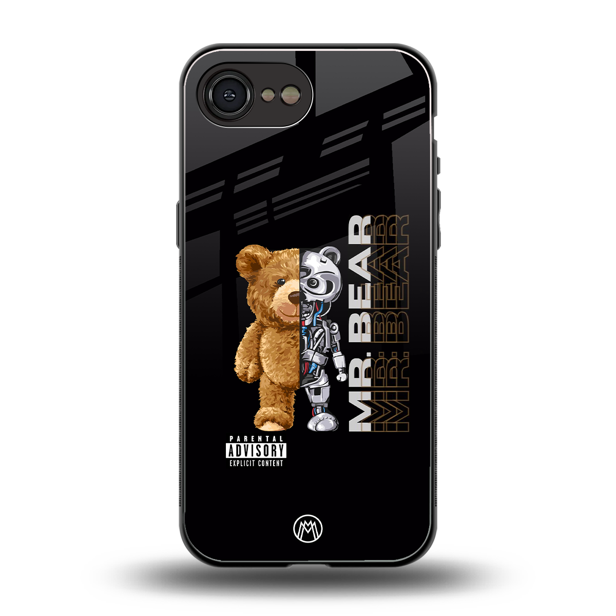 bear pal back phone cover | glass case for iphone 16e
