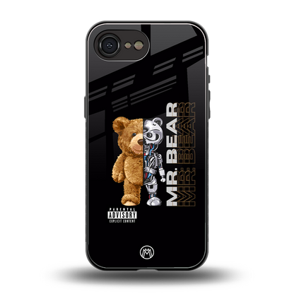 bear pal back phone cover | glass case for iphone 16e