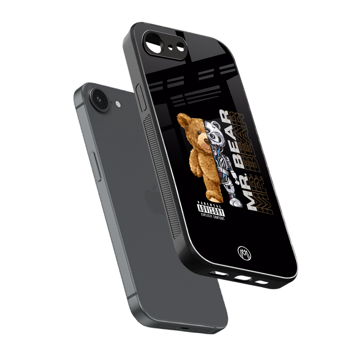 bear pal back phone cover | glass case for iphone 16e