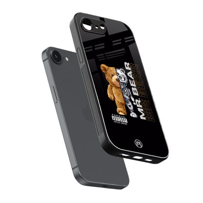bear pal back phone cover | glass case for iphone 16e