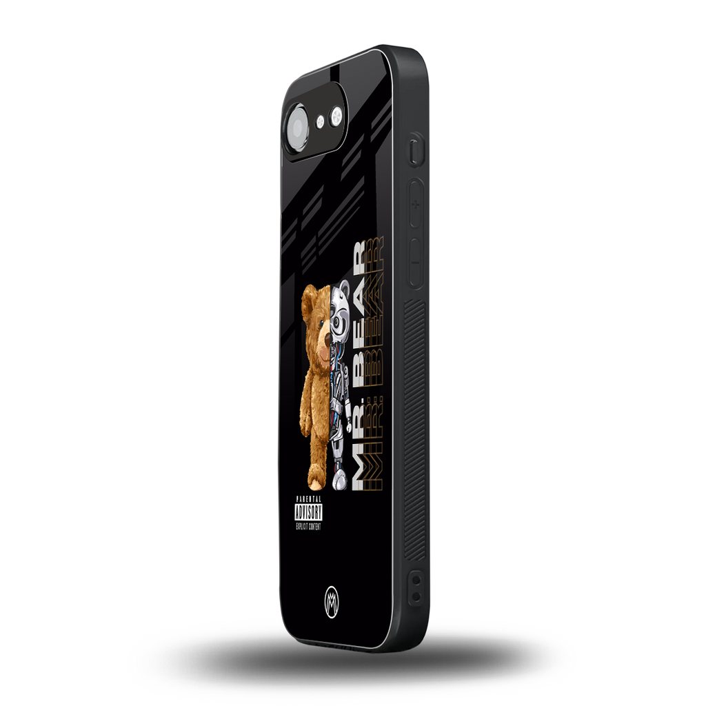 bear pal back phone cover | glass case for iphone 16e