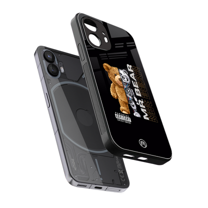 bear pal back phone cover | glass case for nothing phone 2