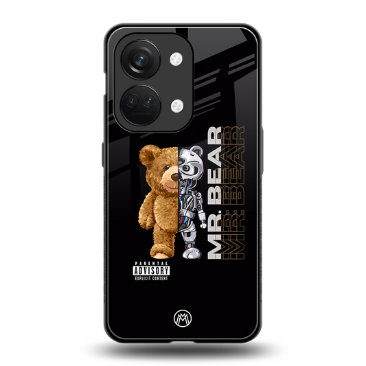 bear pal back phone cover | glass case for oneplus nord 3