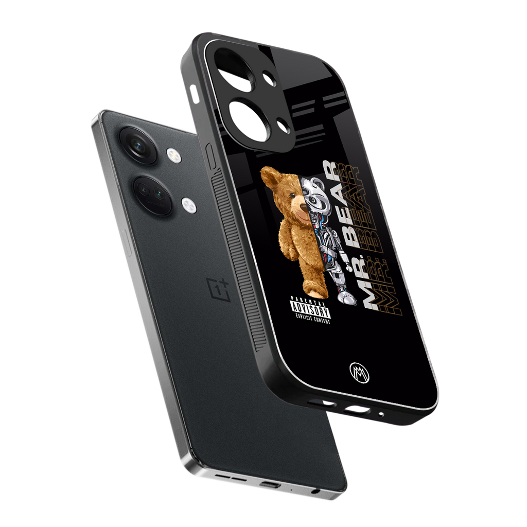bear pal back phone cover | glass case for oneplus nord 3