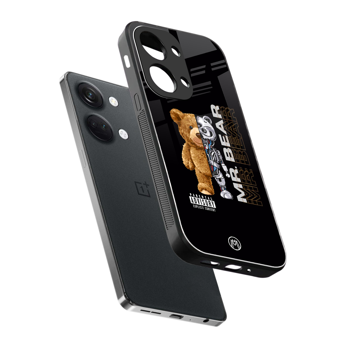 bear pal back phone cover | glass case for oneplus nord 3