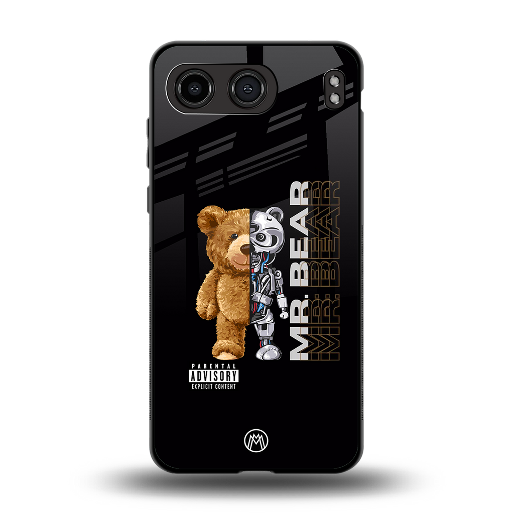 bear pal back phone cover | glass case for oneplus nord 4