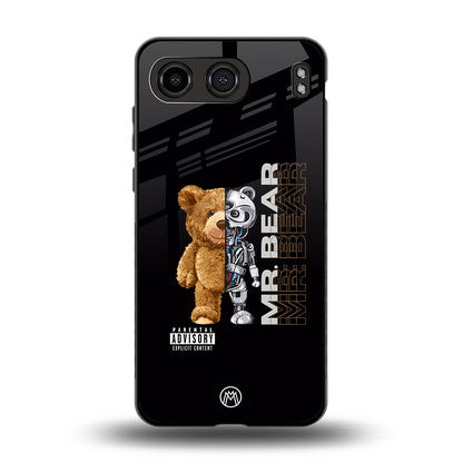 bear pal back phone cover | glass case for oneplus nord 4