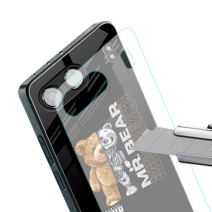 bear pal back phone cover | glass case for oneplus nord 4