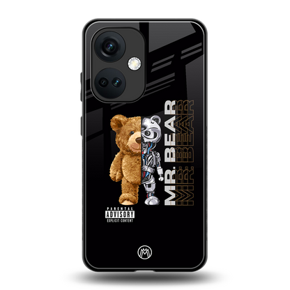 bear pal back phone cover | glass case for oneplus nord ce 3