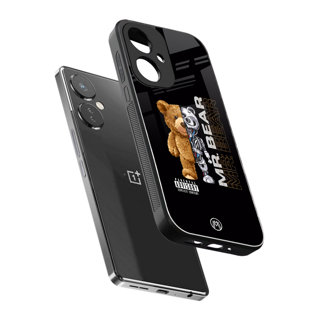 bear pal back phone cover | glass case for oneplus nord ce 3