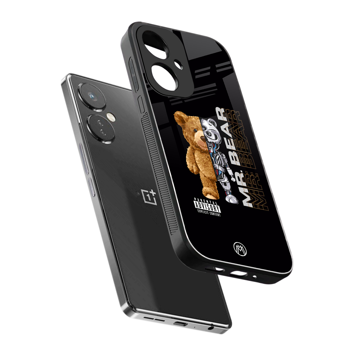 bear pal back phone cover | glass case for oneplus nord ce 3