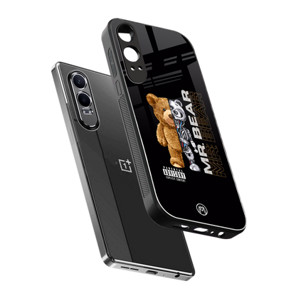 bear pal back phone cover | glass case for oneplus nord ce 4 lite
