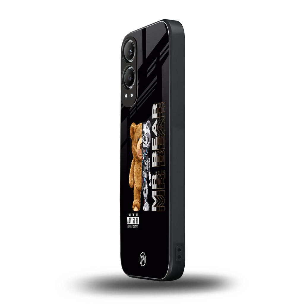 bear pal back phone cover | glass case for oneplus nord ce 4 lite
