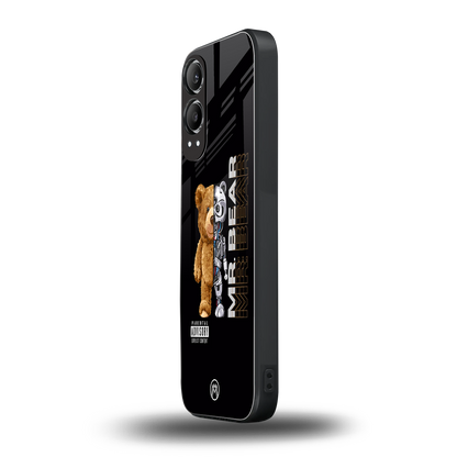 bear pal back phone cover | glass case for oneplus nord ce 4 lite
