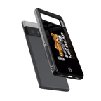 bear pal back phone cover | glass case for google pixel 6 pro