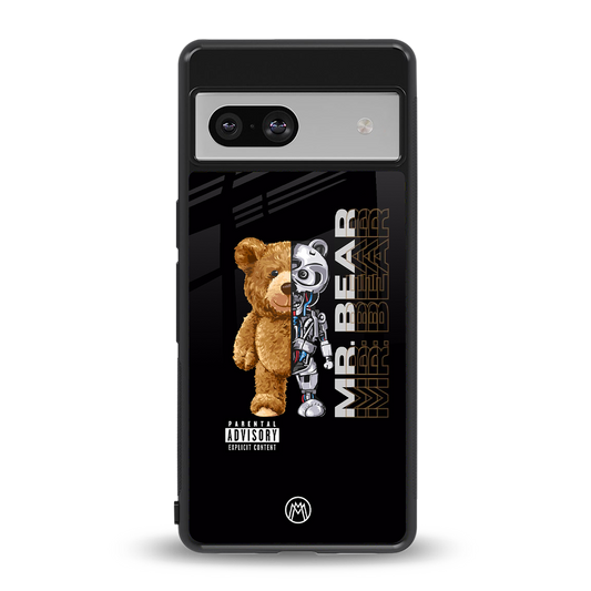 bear pal back phone cover | glass case for Google Pixel 7