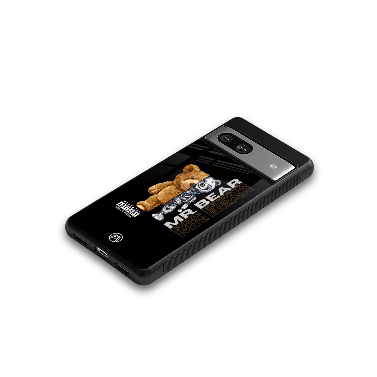bear pal back phone cover | glass case for Google Pixel 7