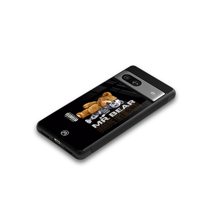 bear pal back phone cover | glass case for Google Pixel 7