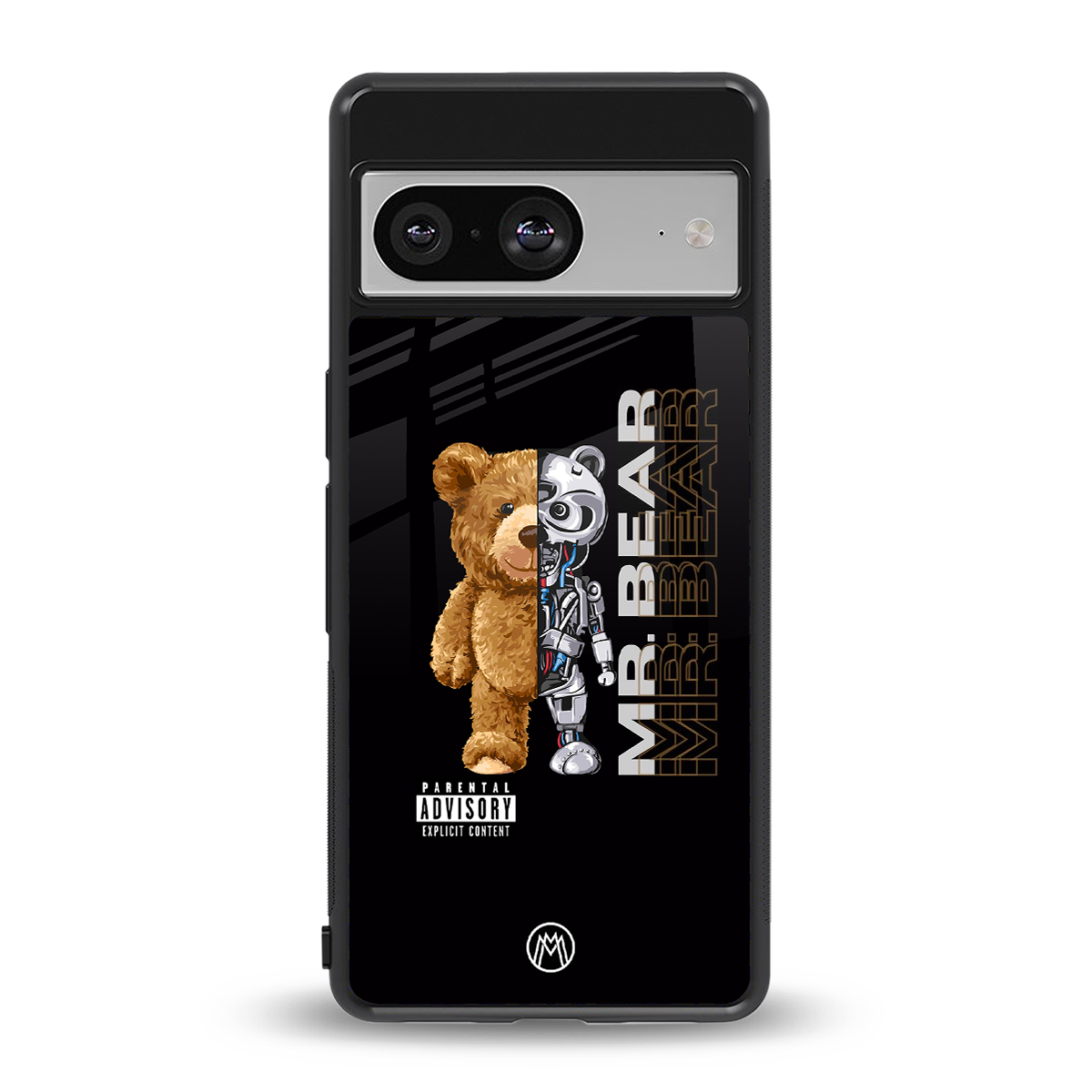 bear pal back phone cover | glass case for Google Pixel 8