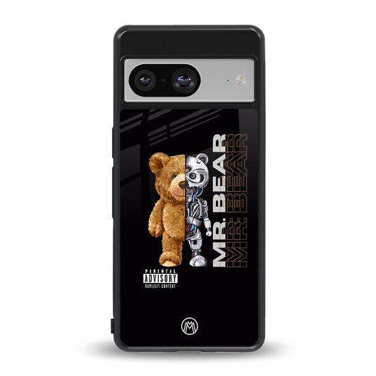 bear pal back phone cover | glass case for Google Pixel 8