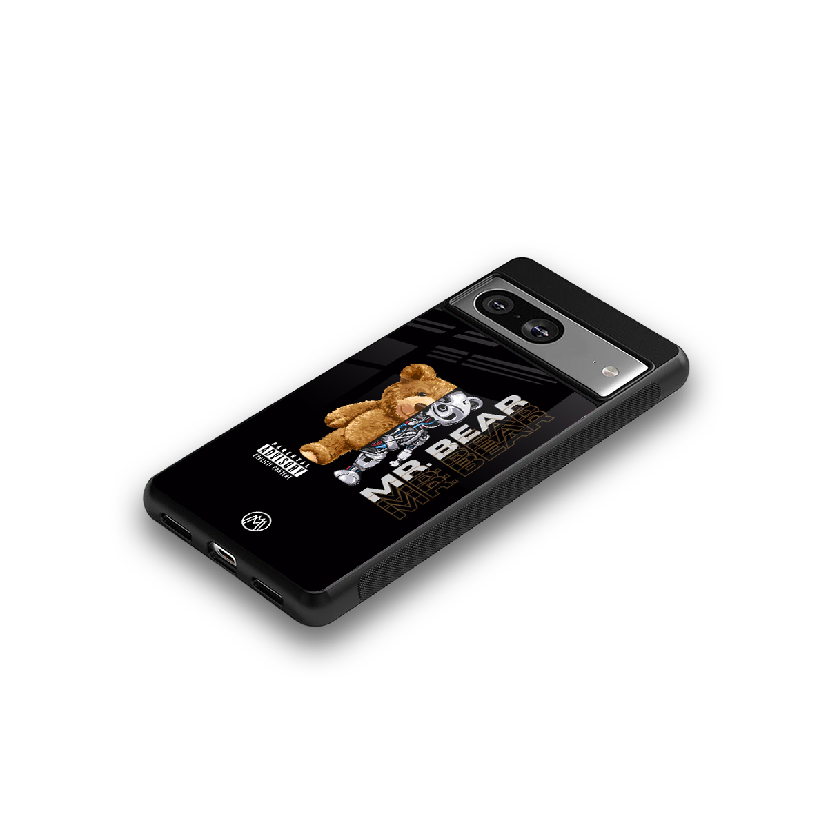 bear pal back phone cover | glass case for Google Pixel 8