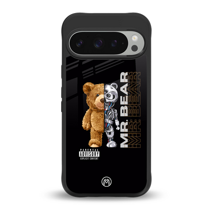 bear pal back phone cover | glass case for google pixel 9 pro xl
