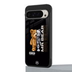 bear pal back phone cover | glass case for google pixel 9 pro