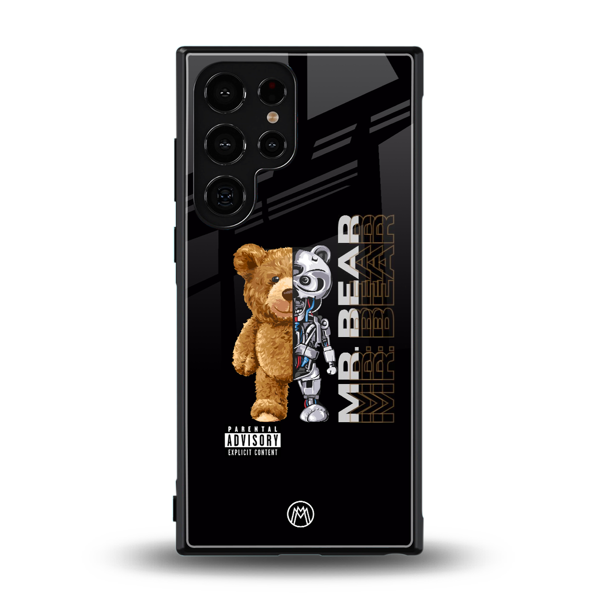 bear pal back phone cover | glass case for samsung galaxy s24 ultra
