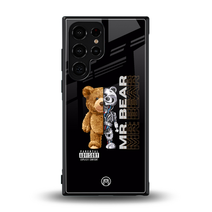 bear pal back phone cover | glass case for samsung galaxy s24 ultra