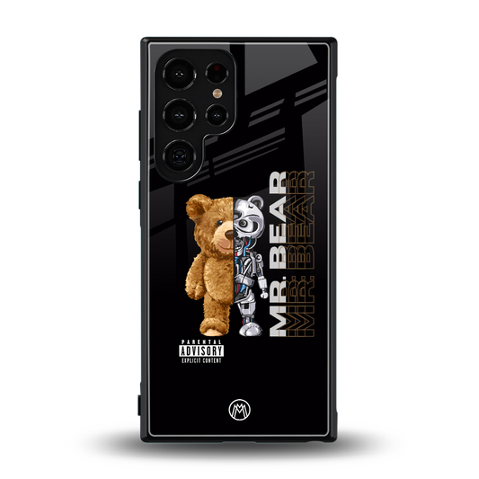 bear pal back phone cover | glass case for samsung galaxy s24 ultra
