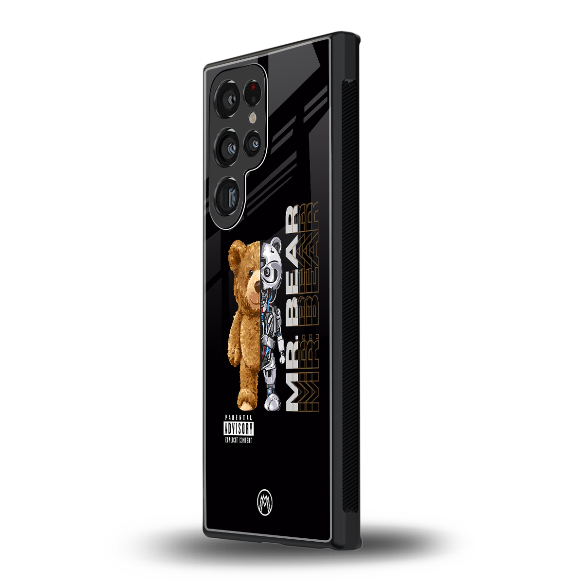 bear pal back phone cover | glass case for samsung galaxy s24 ultra