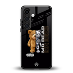 bear pal back phone cover | glass case for samsung galaxy s24 plus