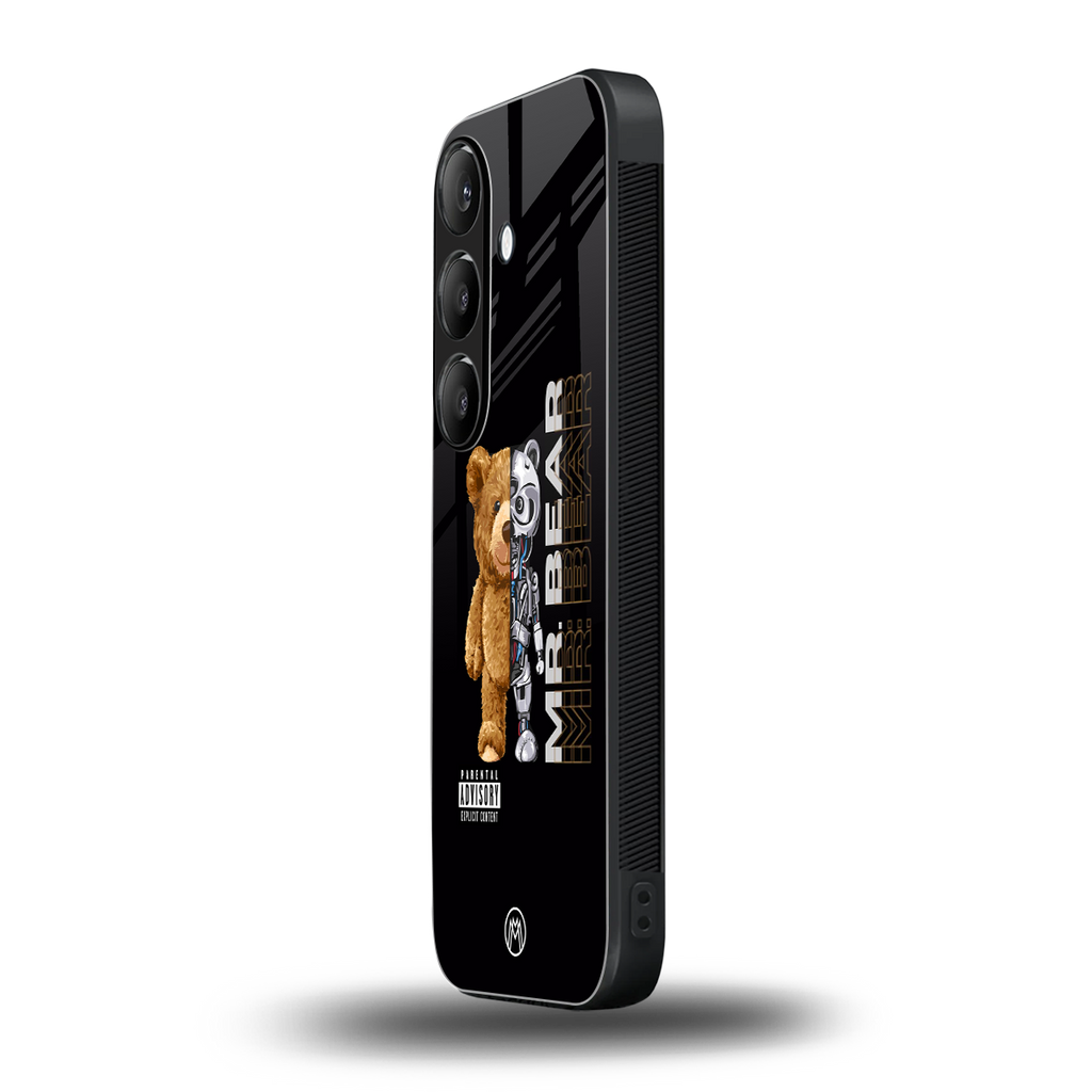 bear pal back phone cover | glass case for samsung galaxy s23