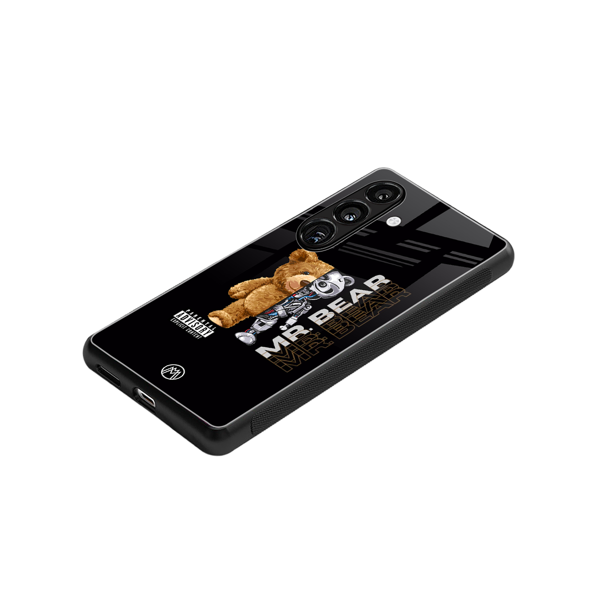 bear pal back phone cover | glass case for samsung galaxy s23 plus