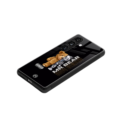 bear pal back phone cover | glass case for samsung galaxy s24 fe
