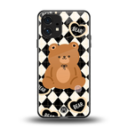 bear uniform pattern back phone cover | glass case for nothing phone 1