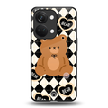 bear uniform pattern back phone cover | glass case for oneplus nord 3