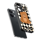 bear uniform pattern back phone cover | glass case for oneplus nord 3