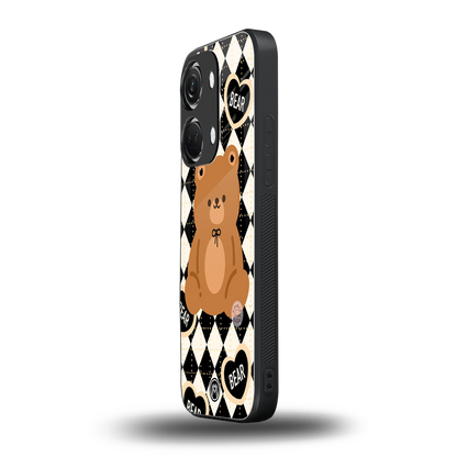 bear uniform pattern back phone cover | glass case for oneplus nord 3
