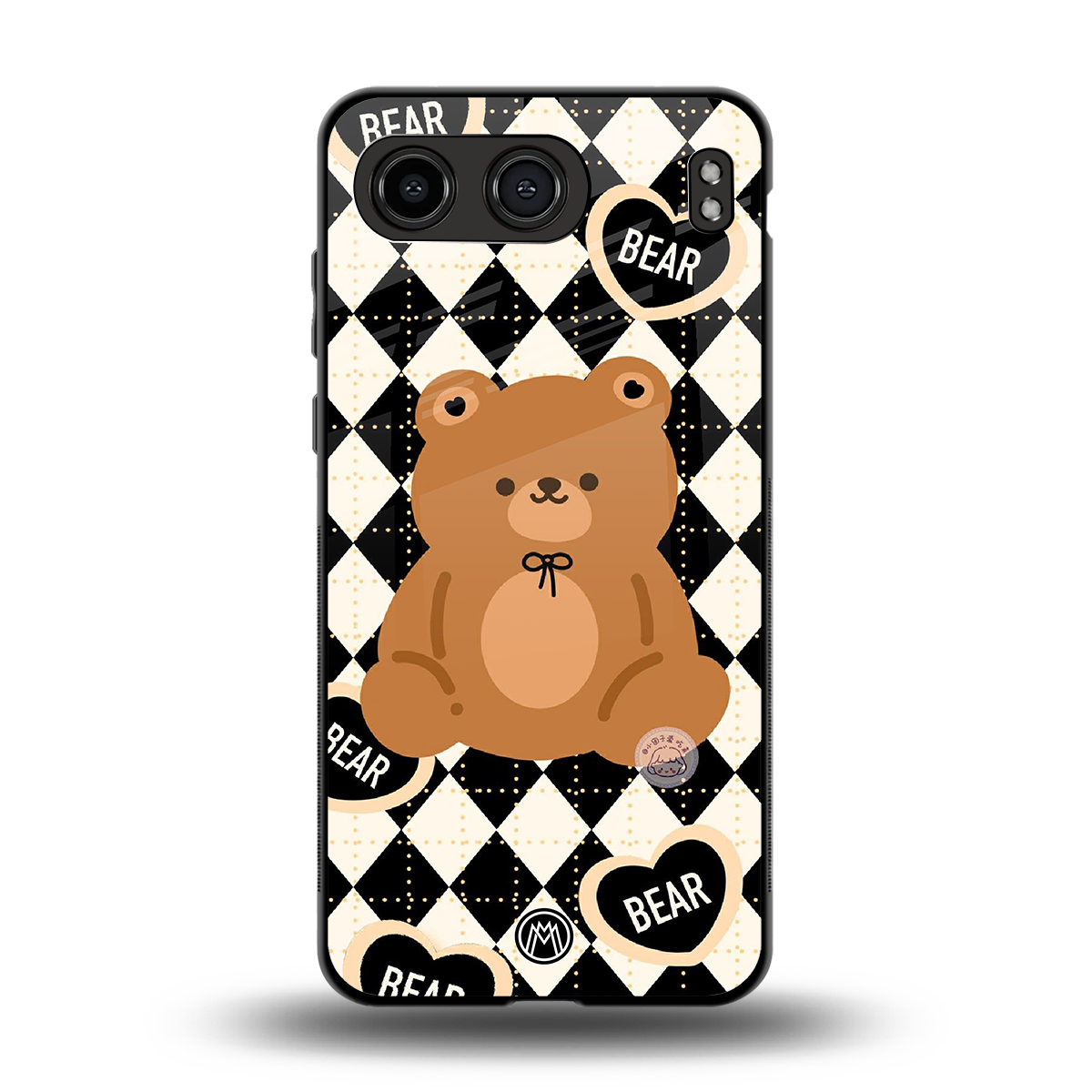 bear uniform pattern back phone cover | glass case for oneplus nord 4