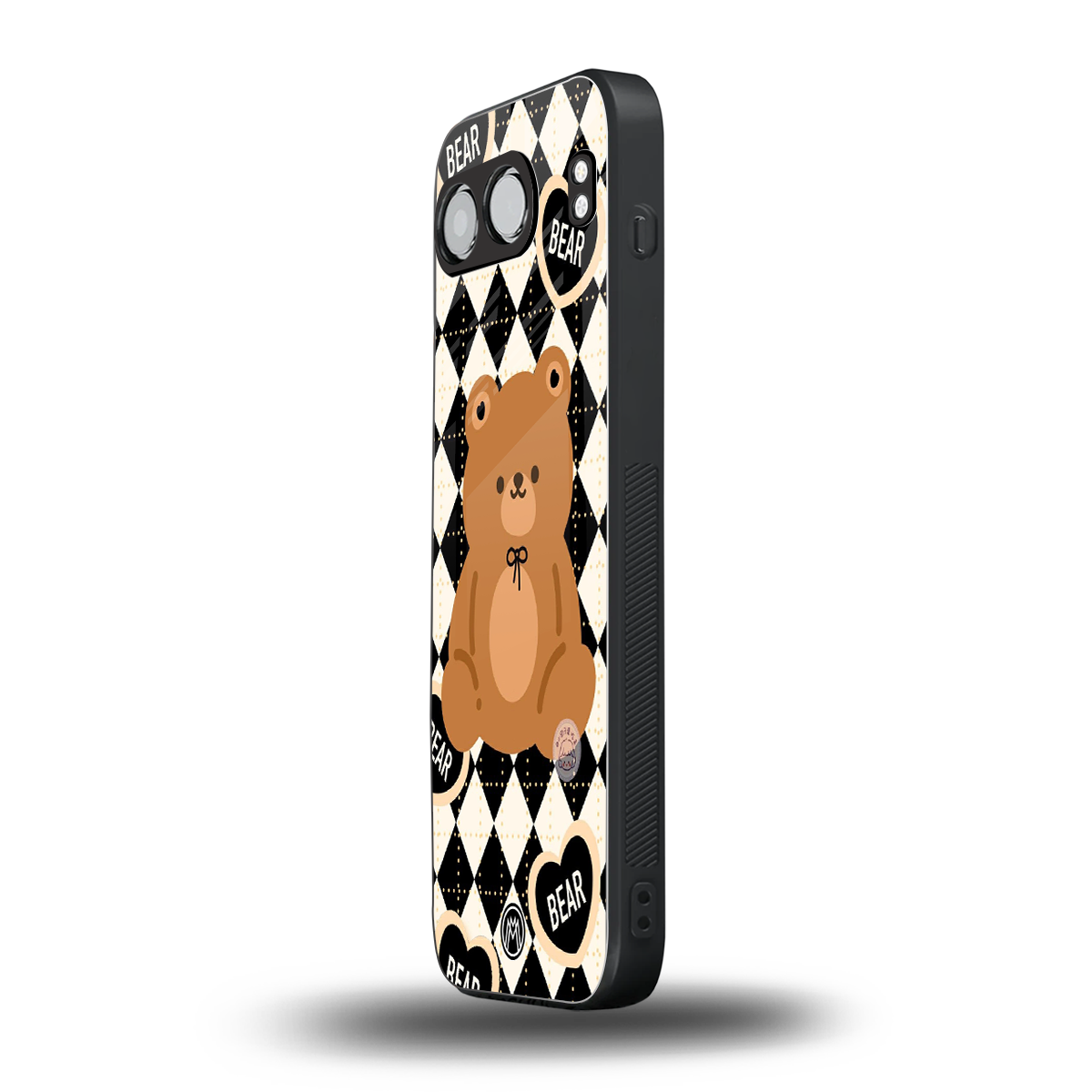 bear uniform pattern back phone cover | glass case for oneplus nord 4