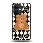 bear uniform pattern back phone cover | glass case for oneplus nord ce 3