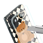 bear uniform pattern back phone cover | glass case for oneplus nord ce 3