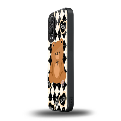bear uniform pattern back phone cover | glass case for oneplus nord ce 4 lite